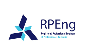 RPEng Logo Registered Professional Engineer of Professionals Australia